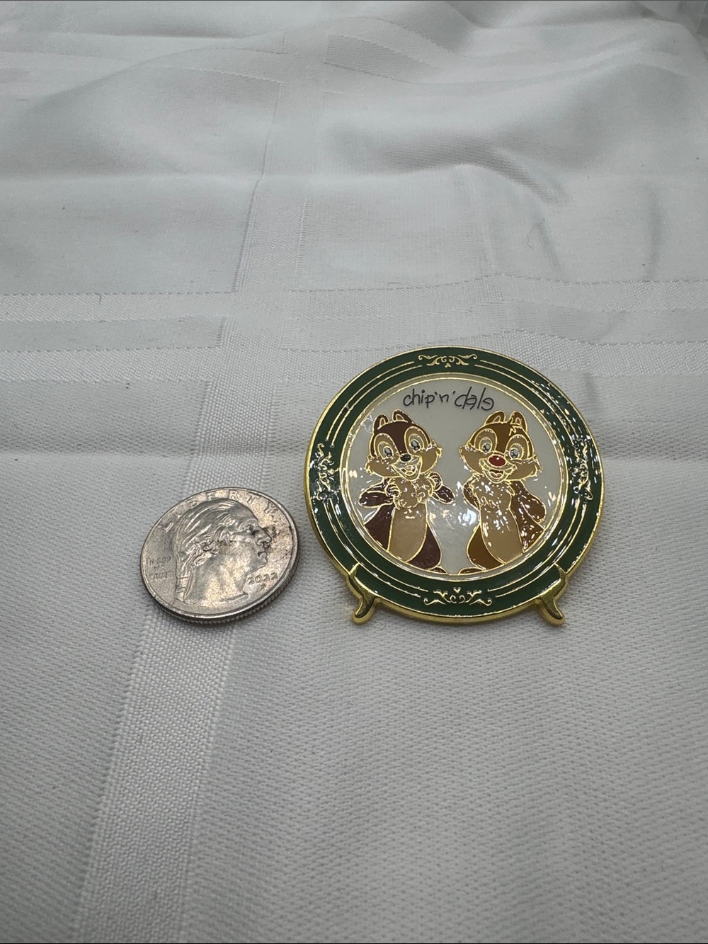 Disney Chip and Dale Signature Platter Released Shanghai Disney Resort 11/1/24 - Picture 4 of 5